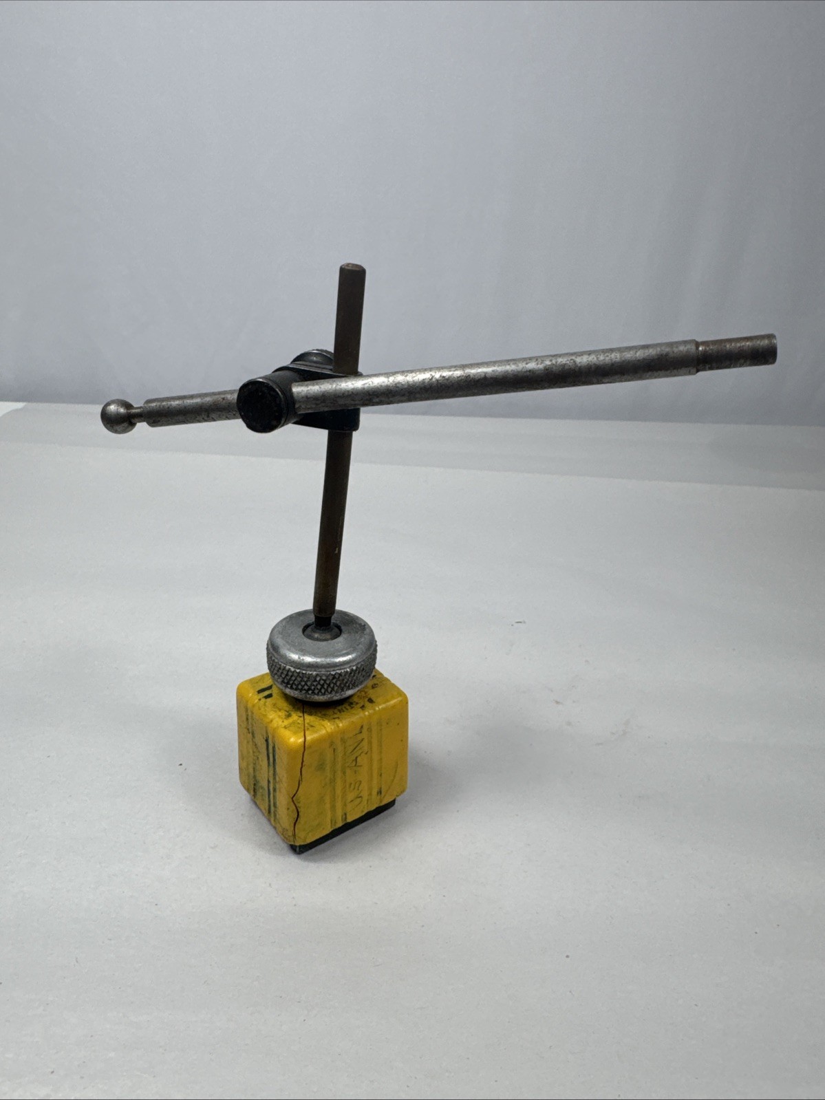 Vintage ENCO Tiny Titan Magnetic Base Indicator Holder Machinist Tool
