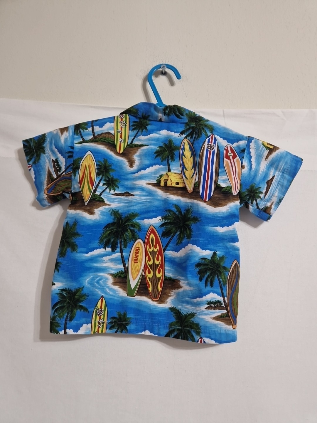 RJC Baby Boys Shirt Size 12months Made In Hawaii Style 1261 100% Cotton Surfer