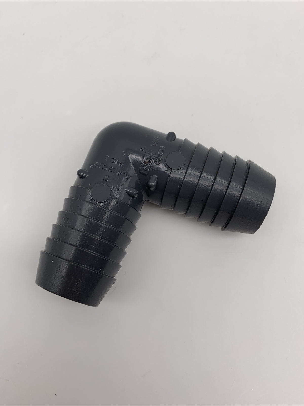 Lasco 1" x 1" PVC Insert 90 Degree Elbow Pipe Fitting