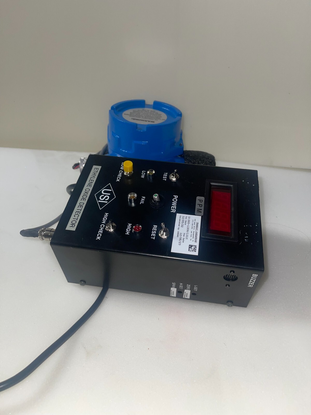 NEW OPEN BOX USI Ethylene Oxide Detector with Controller - New – Open box