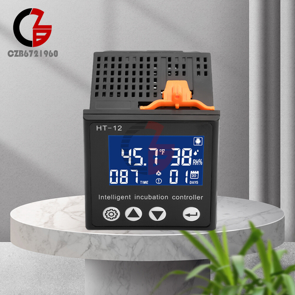 HT-12 LCD Temperature Humidity Controller Smart Incubator Temperature Controller