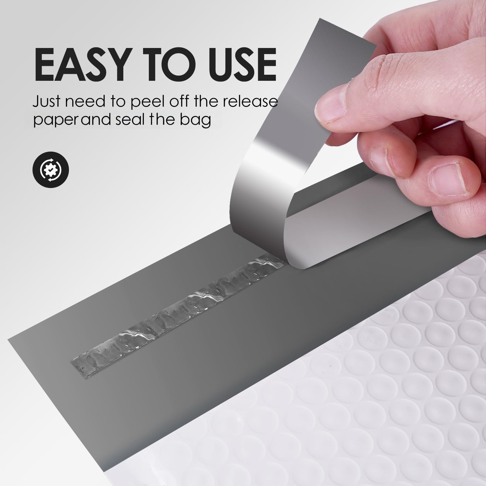 packbabol Bubble Mailers 6x10" 50 Pack Grey and White Padded Envelopes Mailer...