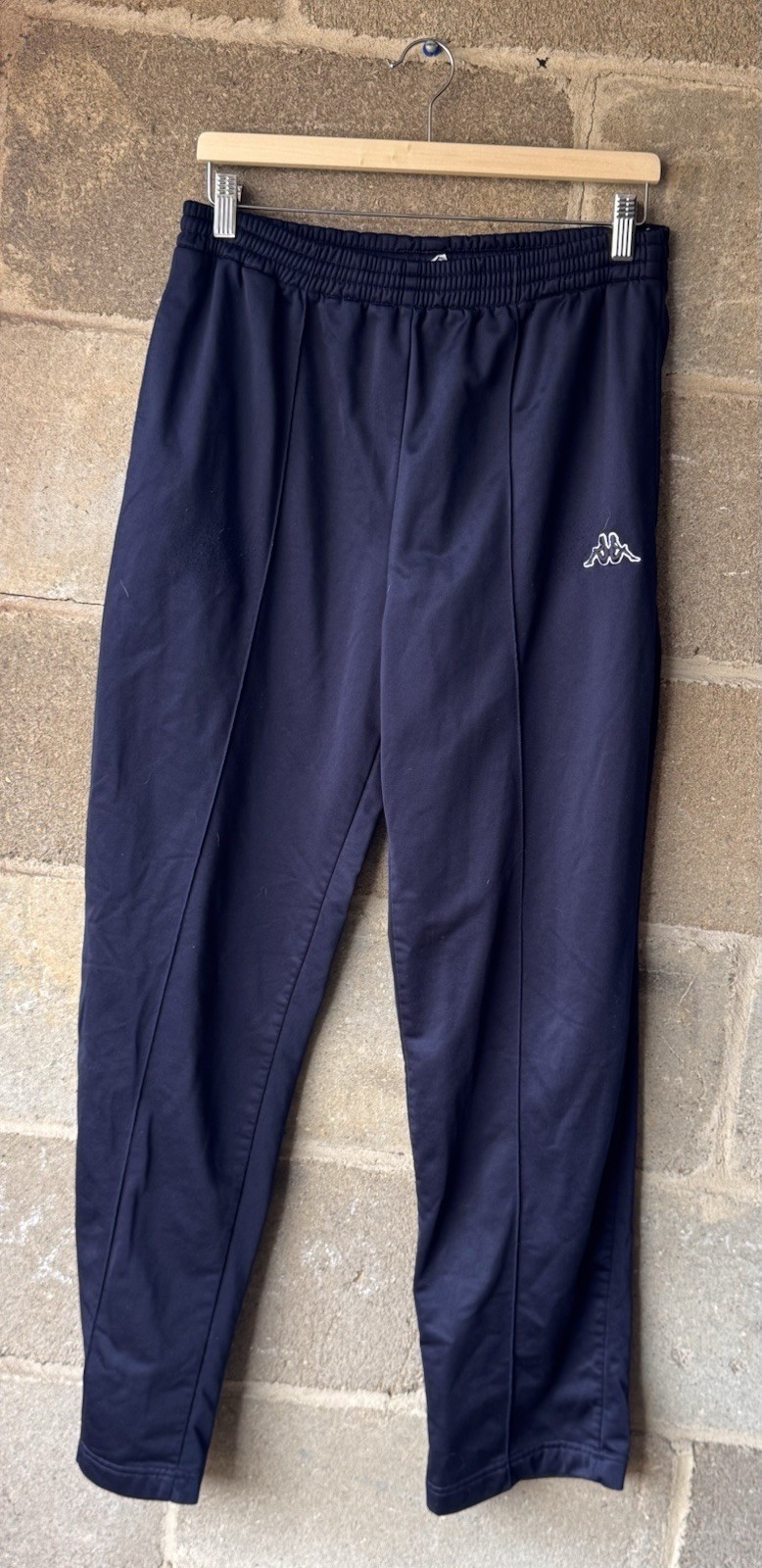 Mens Kappa Navy Causal Jogging Bottoms Size Large