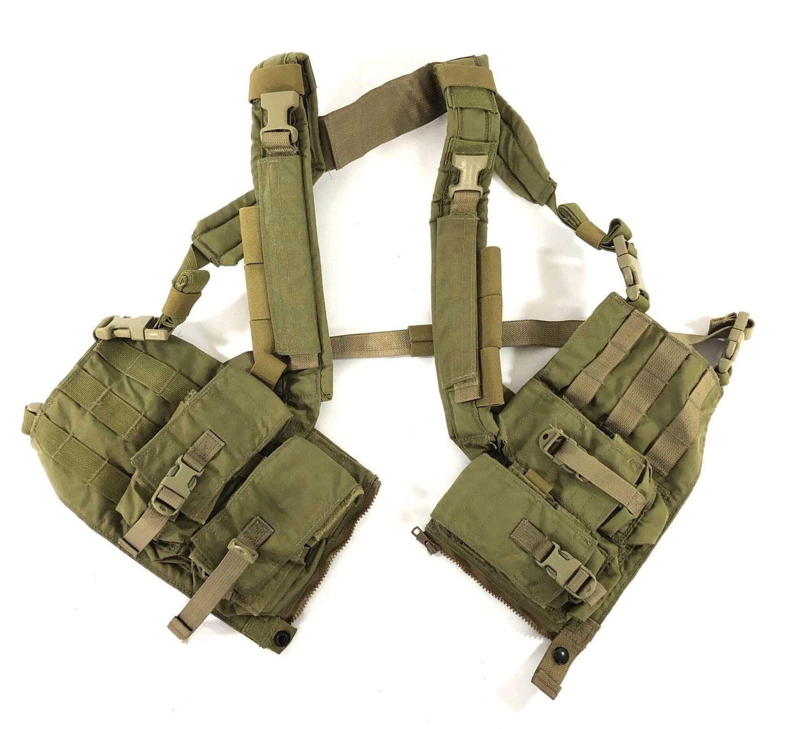 eagle industries multi purpose chest rig split design mpcr khaki mollee v2