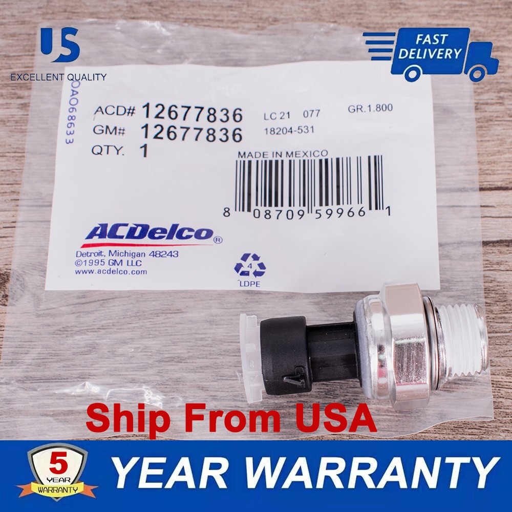 Oil Pressure Sensor Switch 12677836/12616646 For Chevrolet Cadillac Buick G/M US