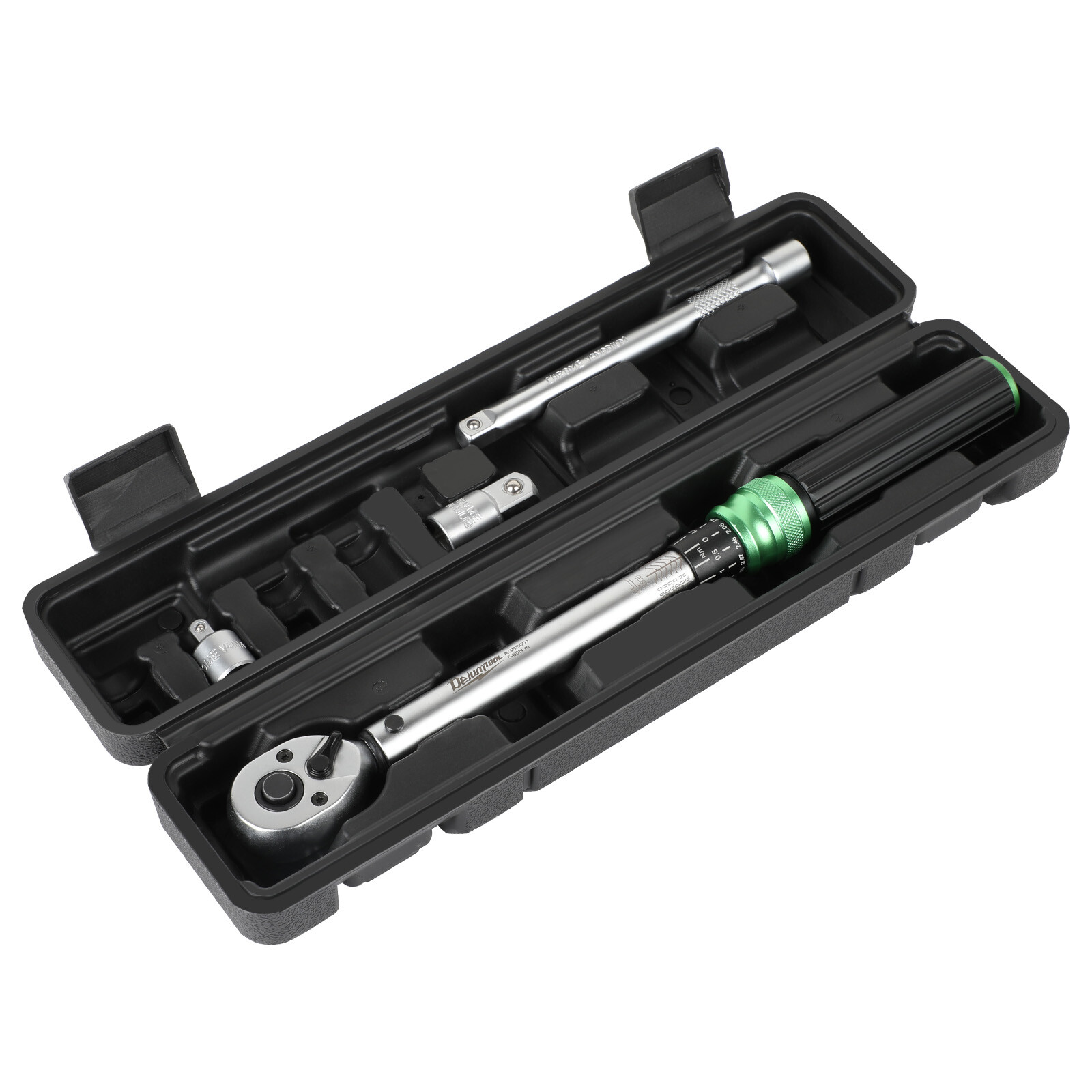 Digital/Mechanical Torque Wrench Adjustable 1/2'' 3/8" 1/4'' Drive & Sockets
