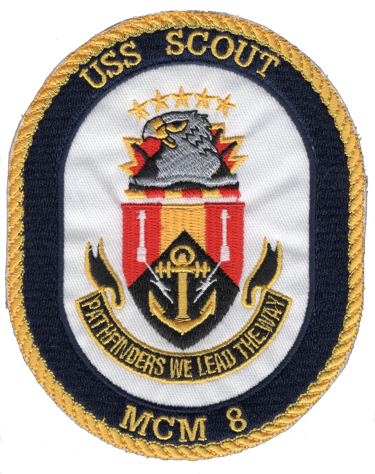 MCM-8 USS Scout Patch