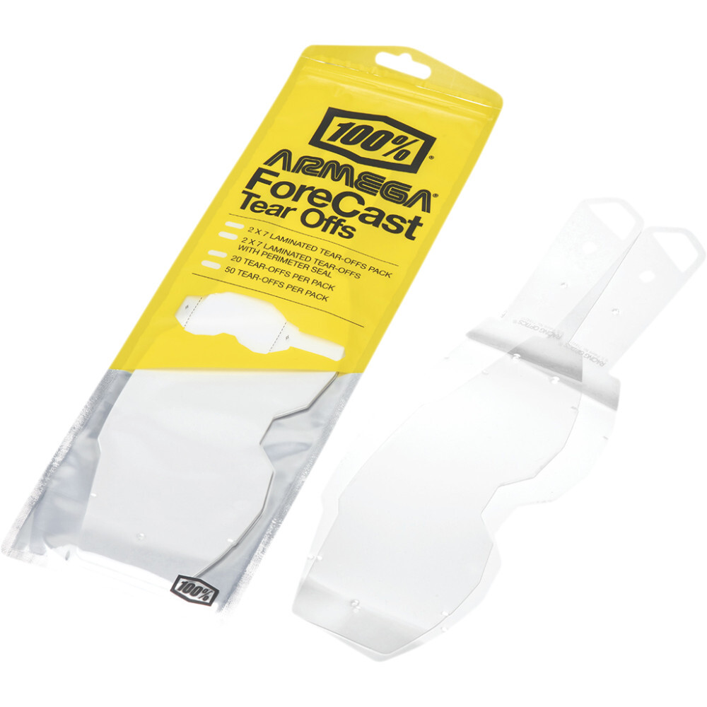 100% Armega Forecast Tear-Offs - Laminated - 7 Pack (2)