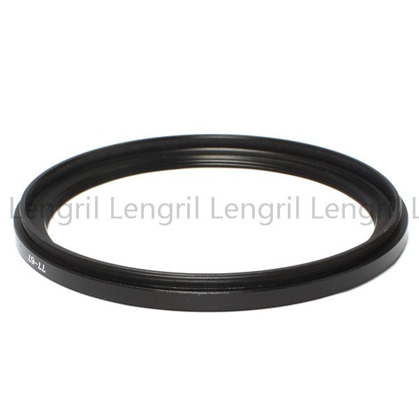 77mm to 67mm Step-Down Lens Filter Ring Adapter