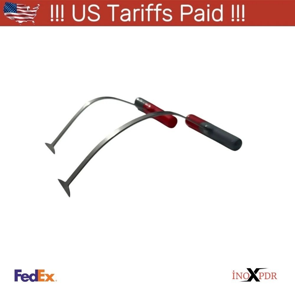 Lyrenta Edition 2-Piece Razor Tail Rainbow Curve Steel PDR Tools – Pdr İnox