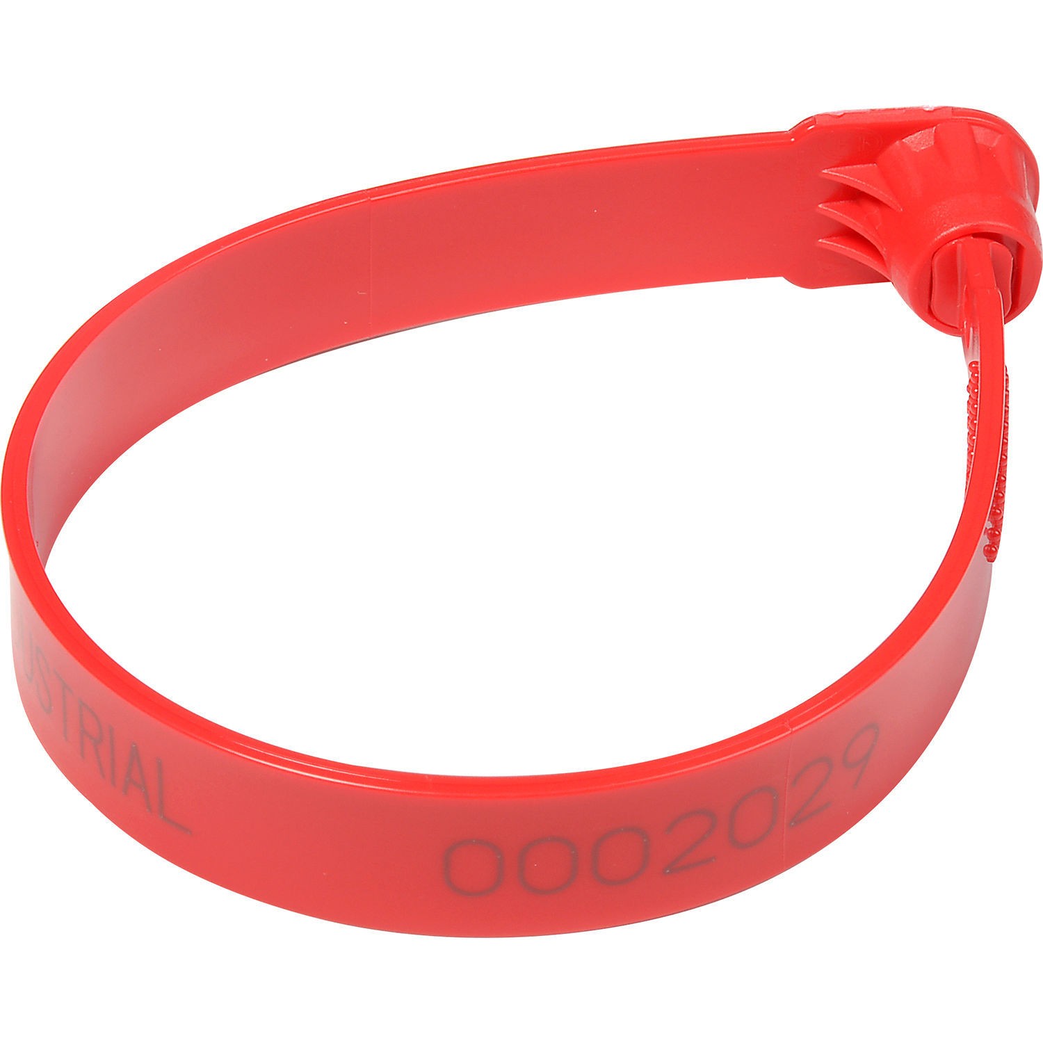 Plastic Truck Seal 7-1/2"L 60 Lb. Break Strength Red 100/Pack
