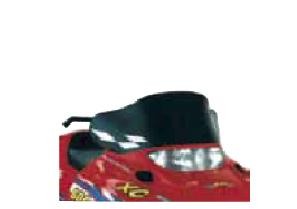 Powermadd Cobra Windshield-Low-11.5in.-Black/White Checks for 1999-2007 Polaris