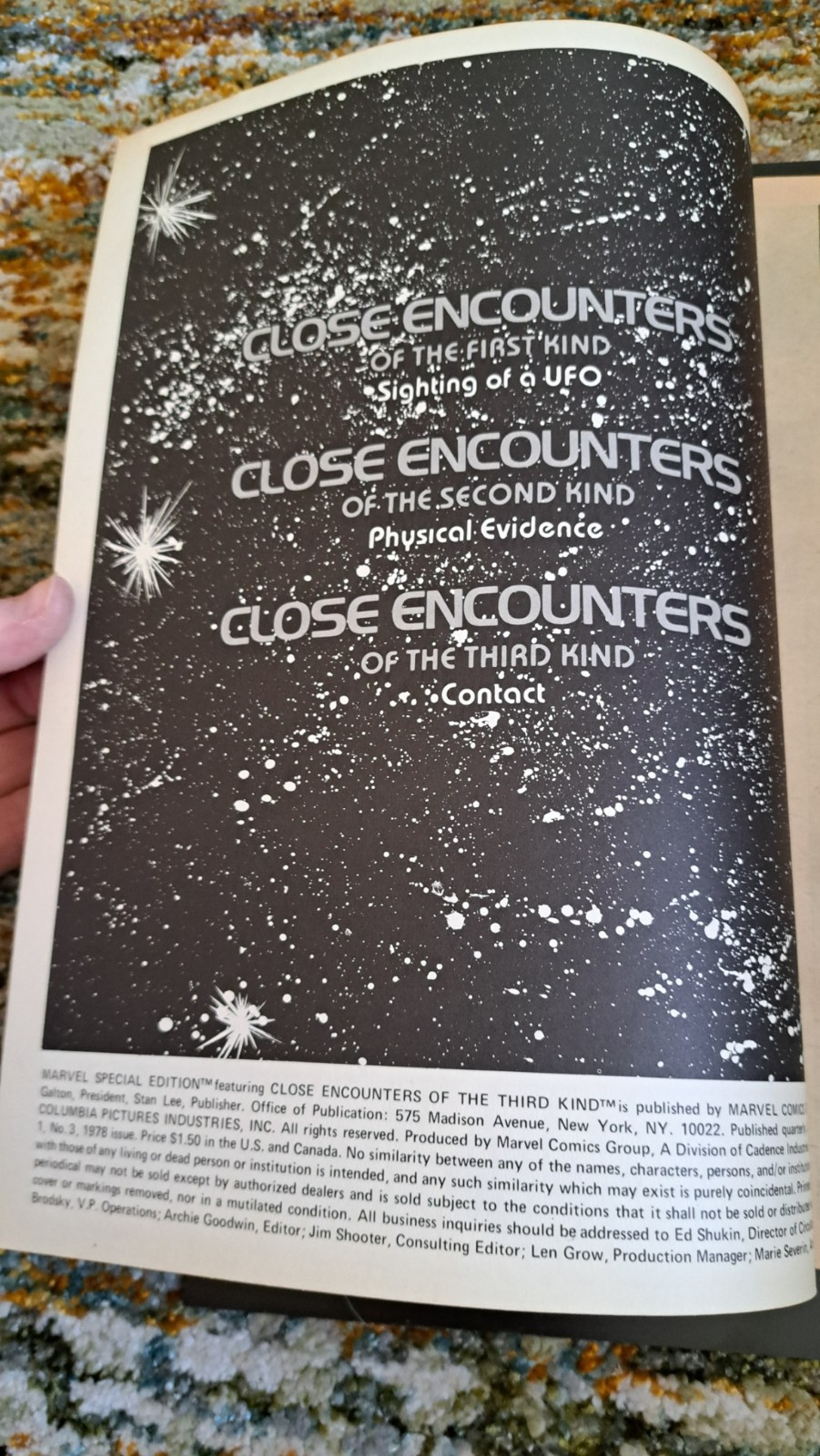 Marvel Special Edition: Close Encounters - Whitman #1 - 1978 Oversized - NOS