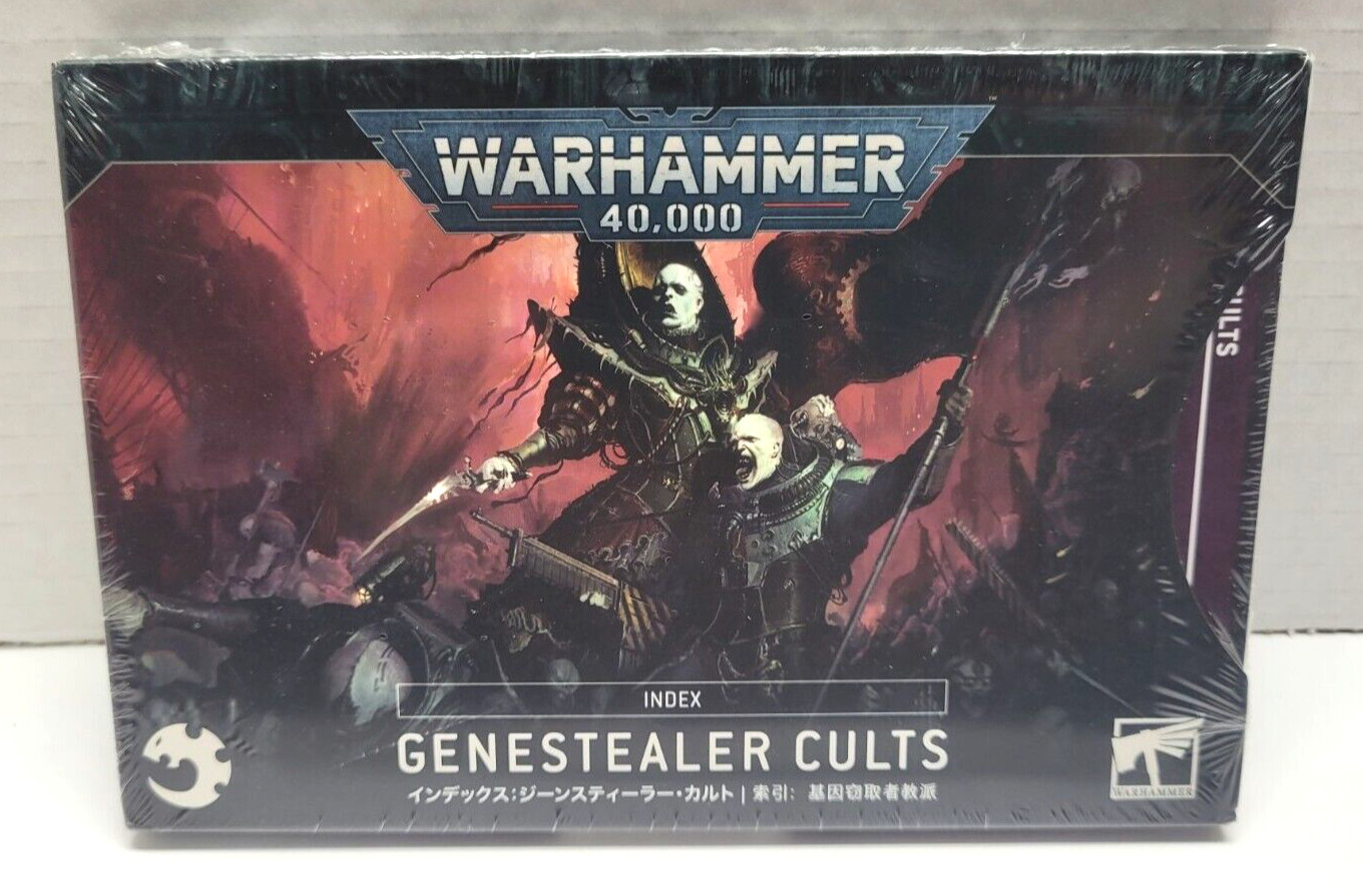 Warhammer 40K GENESTEALER CULTS Index Cards 10th Edition 2023 **NEW** Sealed