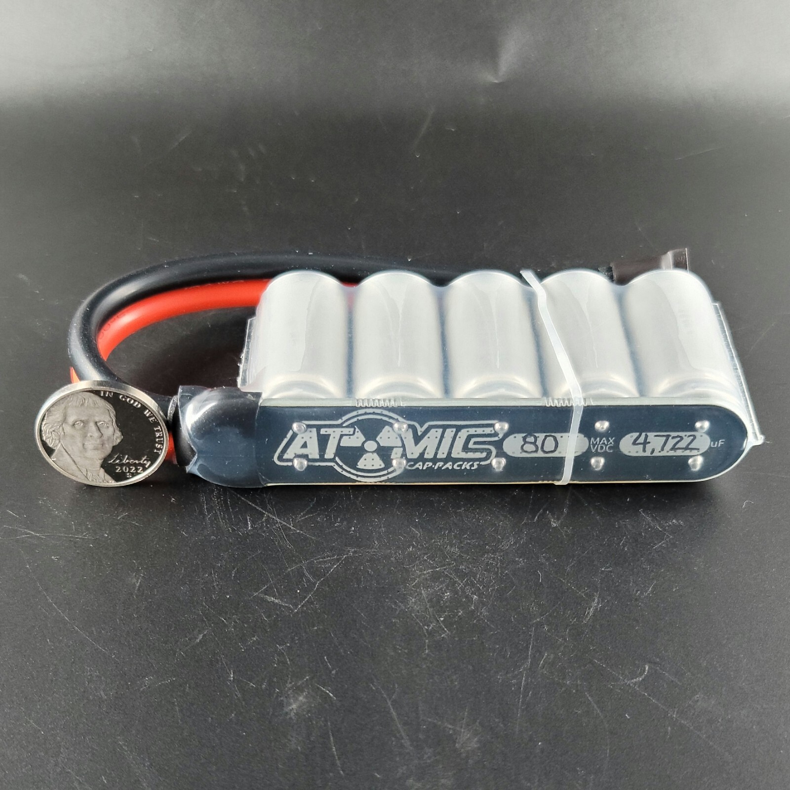 ATOMIC Linear RC Cap Pack /ESC Pack / 8-16S / 4,500uF Minimum / 80V / USA