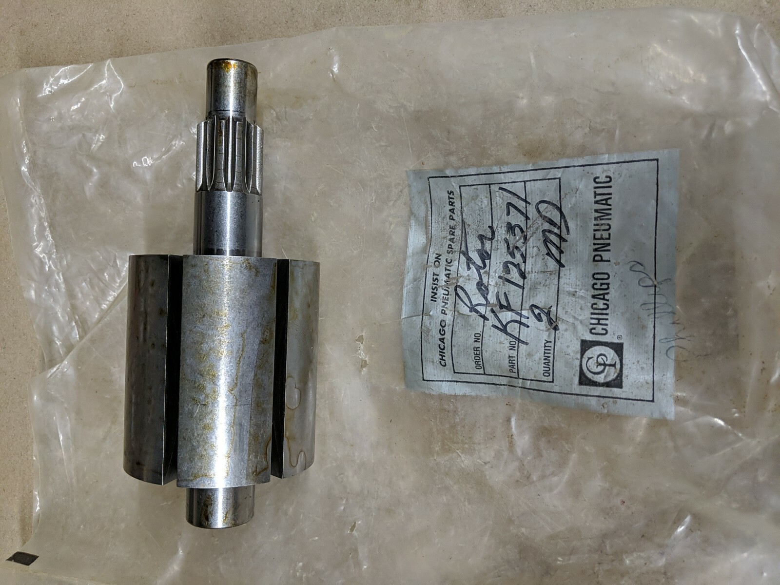 Chicago Pneumatic Rotor - KF-125371 NOS