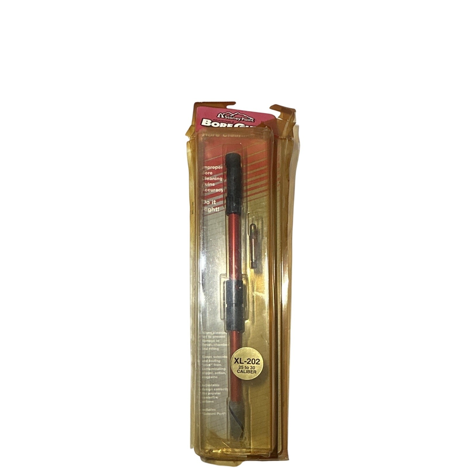 Stoney Point Adjustable Aluminum Bore Guide Red XL-202 .25-.30 Cal Bore Cleaning