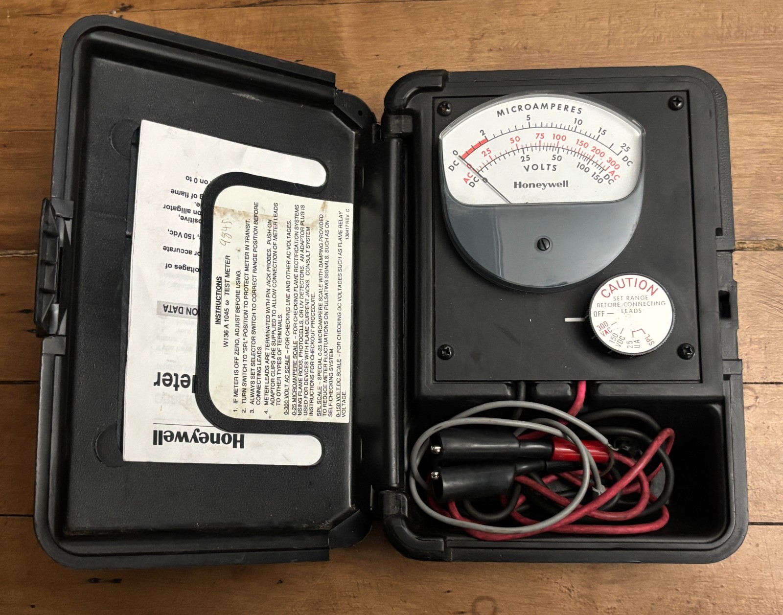 Honeywell W136A-1045 Test Multimeter W136 A (B) W136A