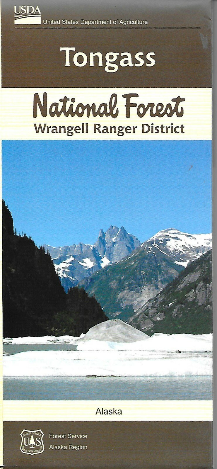 Map of Tongass National Forest, Wrangell Ranger Dist., Alaska, by US Forest Serv