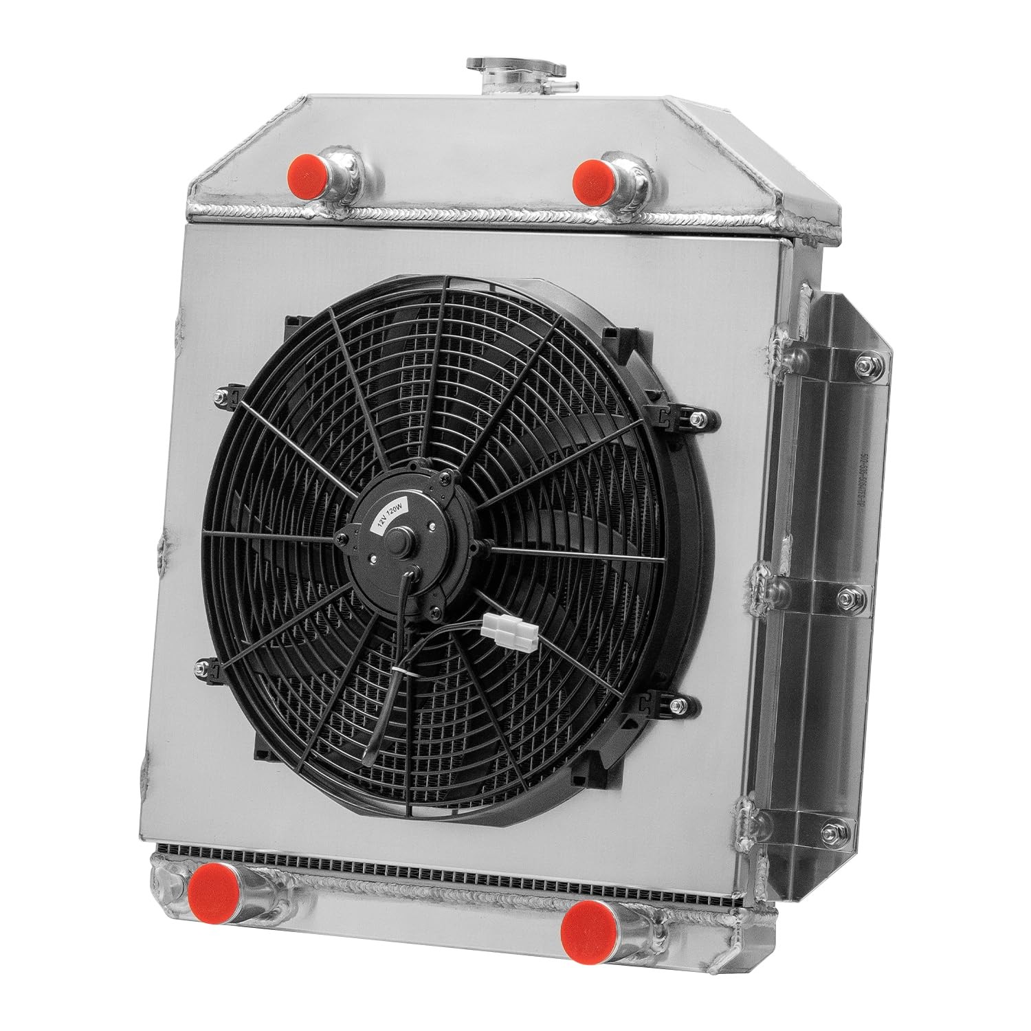 3 Row All Aluminum Radiator with Fan Shroud for 1949-1953 Ford Flathead V8