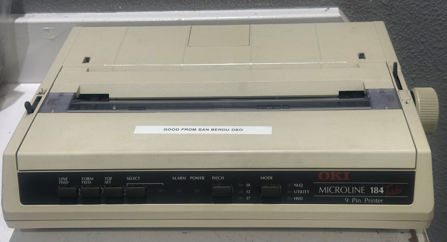 OKI Microline GE5256D 184 Turbo 9 Pin Printer