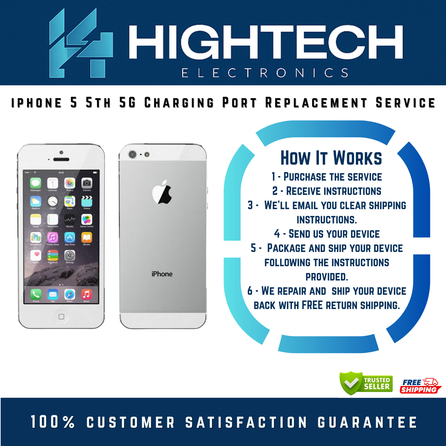 iphone 5 5th 5G Charging Port Replacement Service Repair