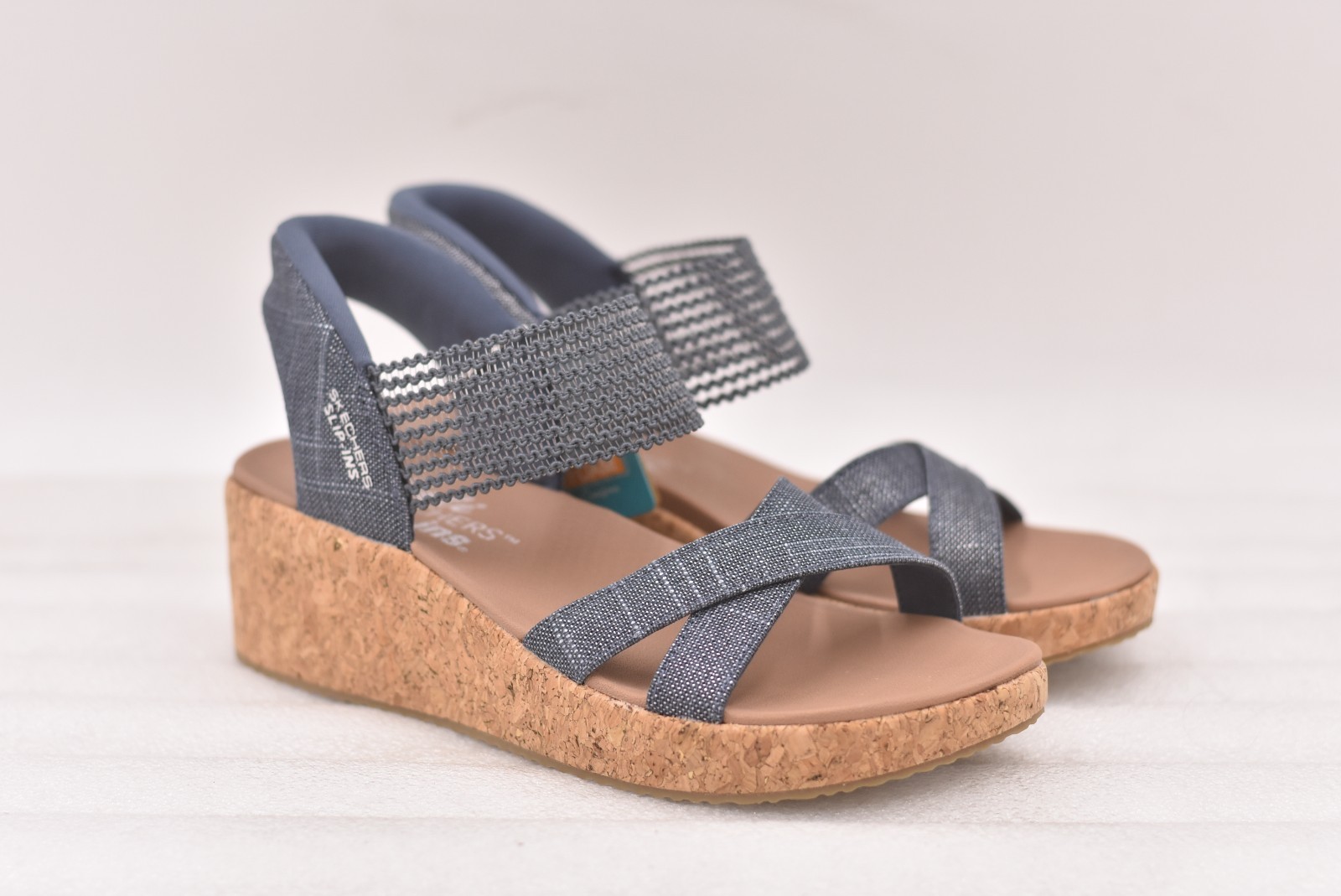 Women's Skechers Slip-ins Beverlee Lux Sandal in Navy Size 7.5 119594/NVY
