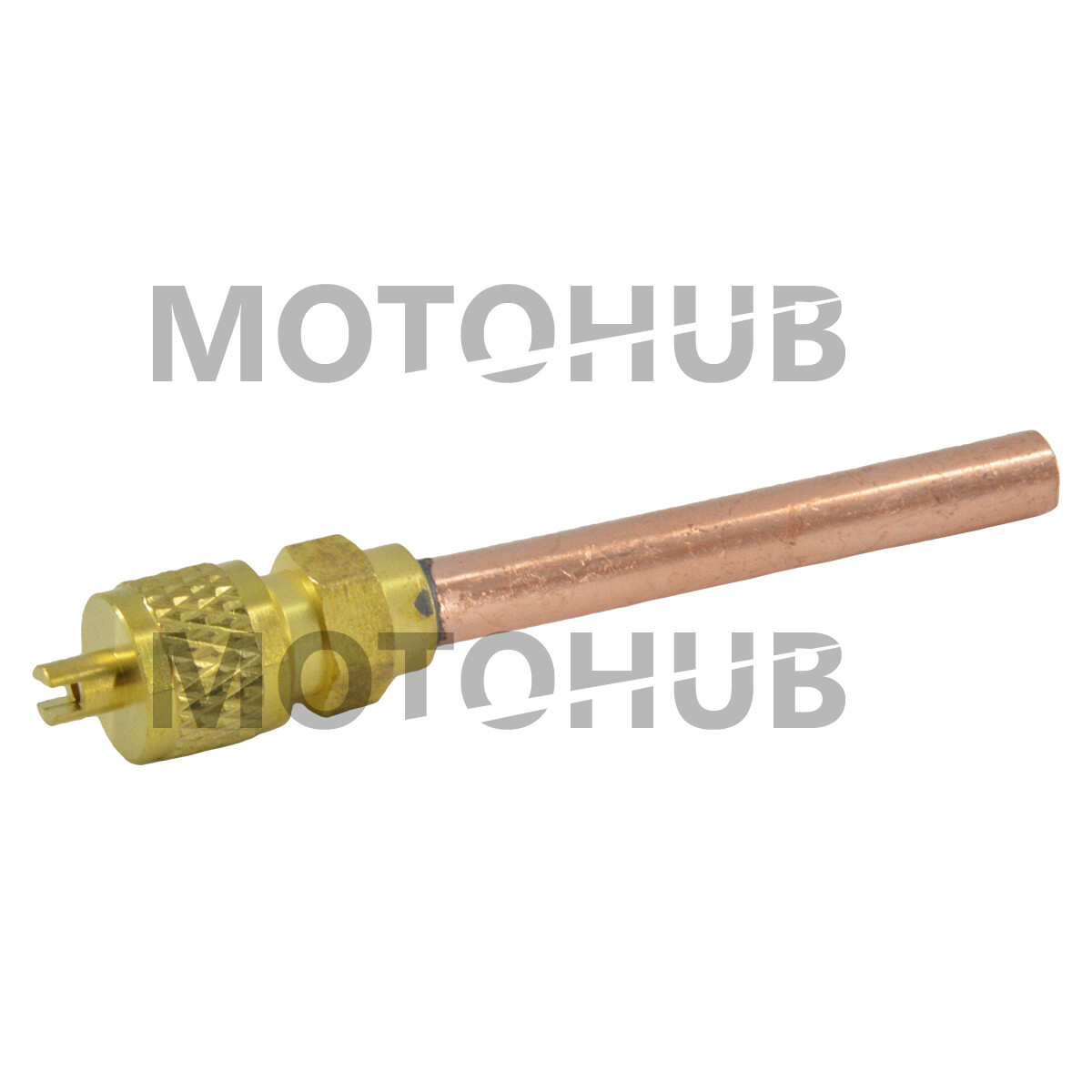 10x HVAC AC Schrader Valve 1/4" SAE * 1/4" OD * 2.75" Stem Core Remover Cap Tube