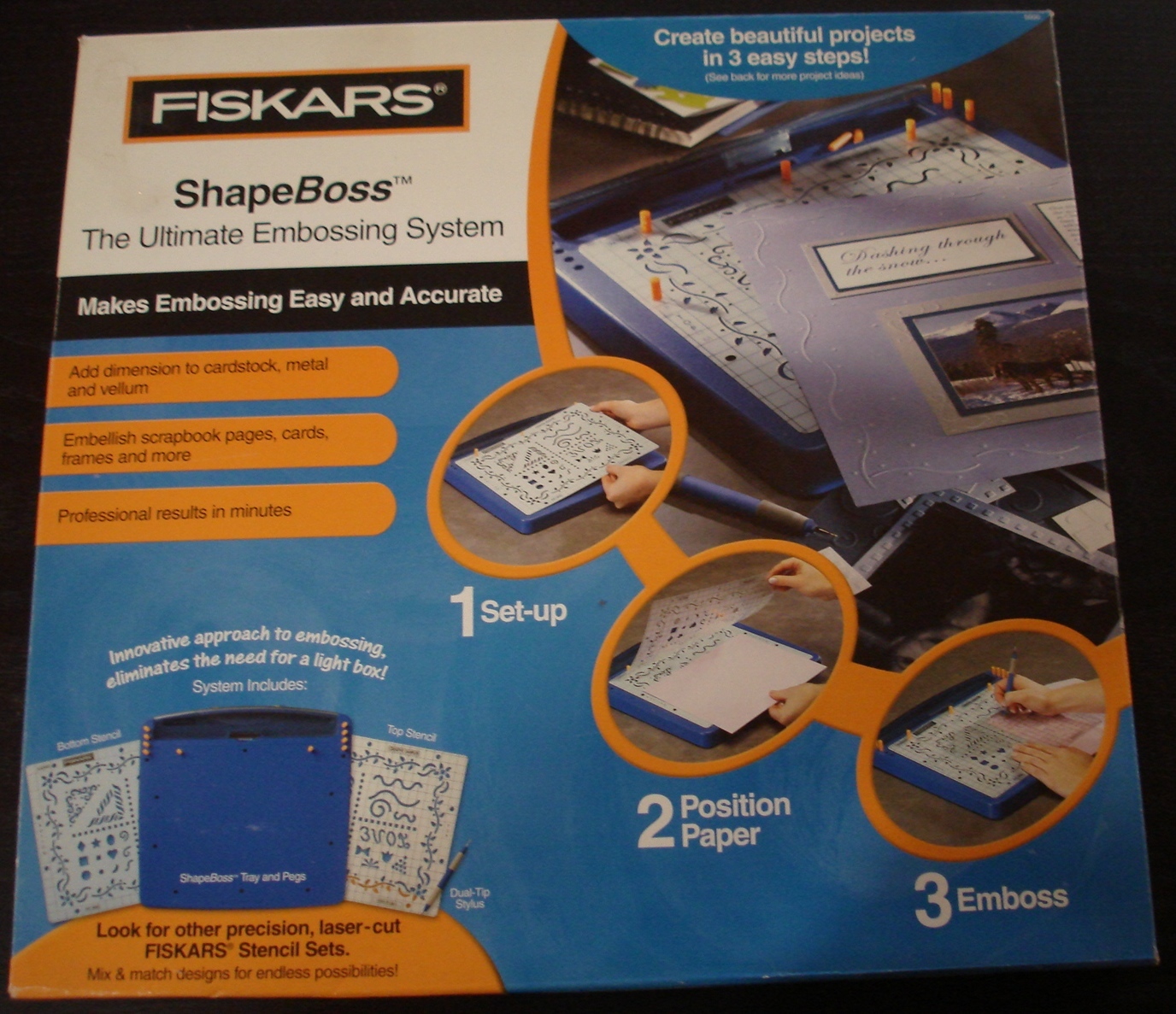 FISKARS, SHAPEBOSS The Ultimate Embossing System