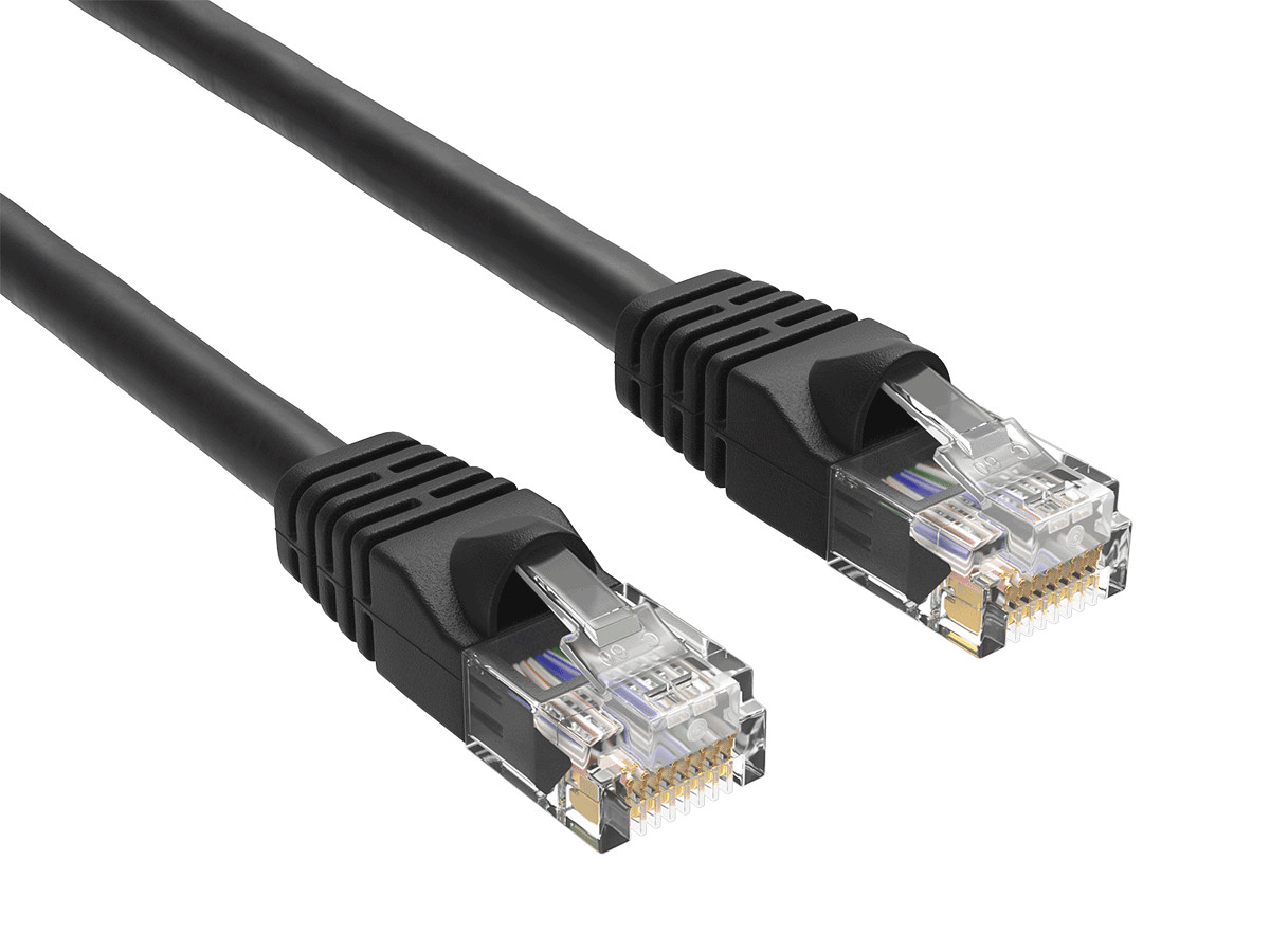 14ft Cat6 Ethernet Cable RJ45 Snagless 24AWG for Gaming PS5 PC Router, Black