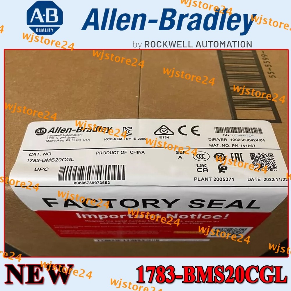 New Sealed AB 1783-BMS20CGL /A STRATIX 5700 ETHERNET MANAGED SWITCH