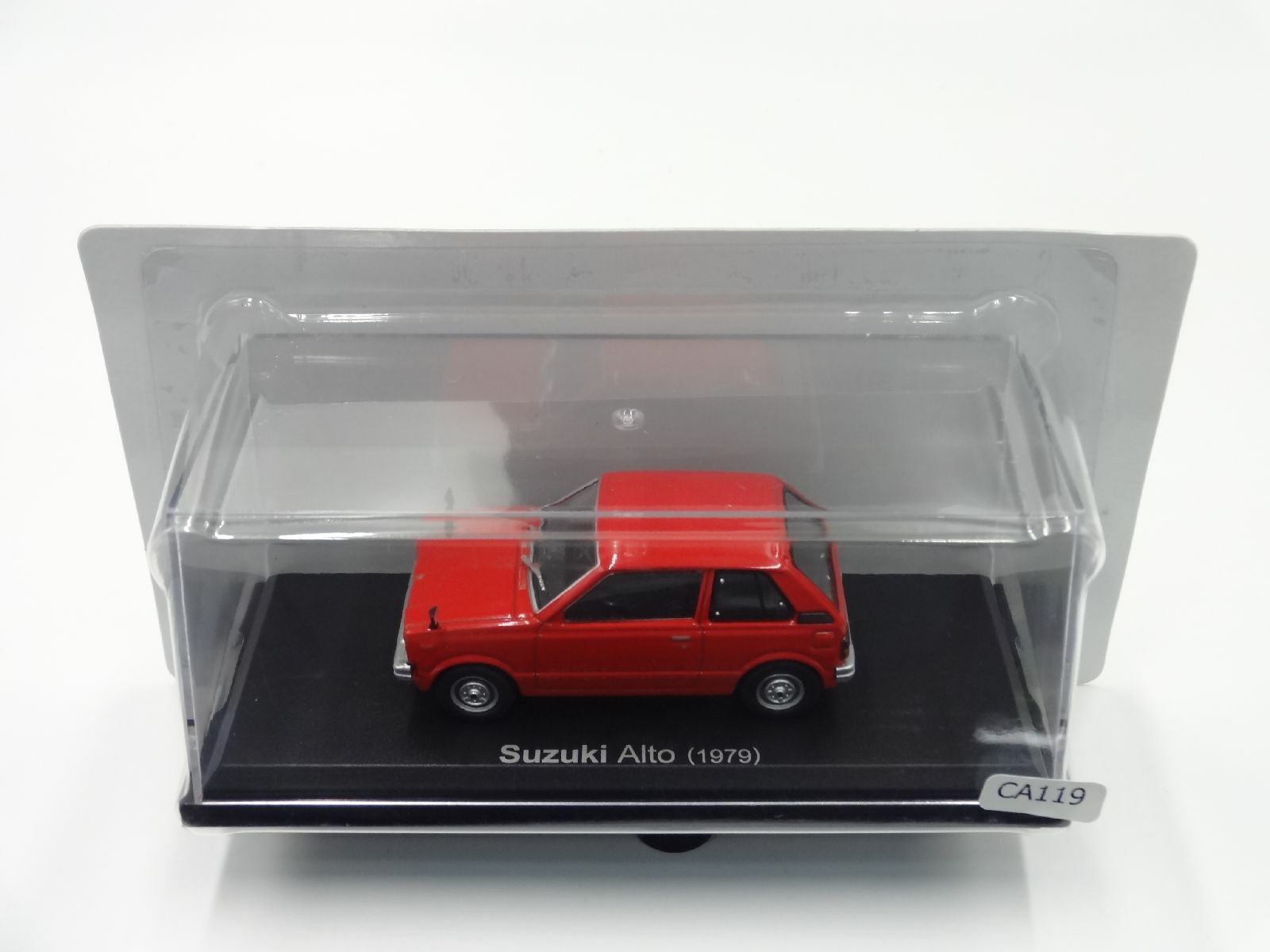 Suzuki Alto 1979 Red 1/43 Scale Box Mini Car Display Diecast Vol 119