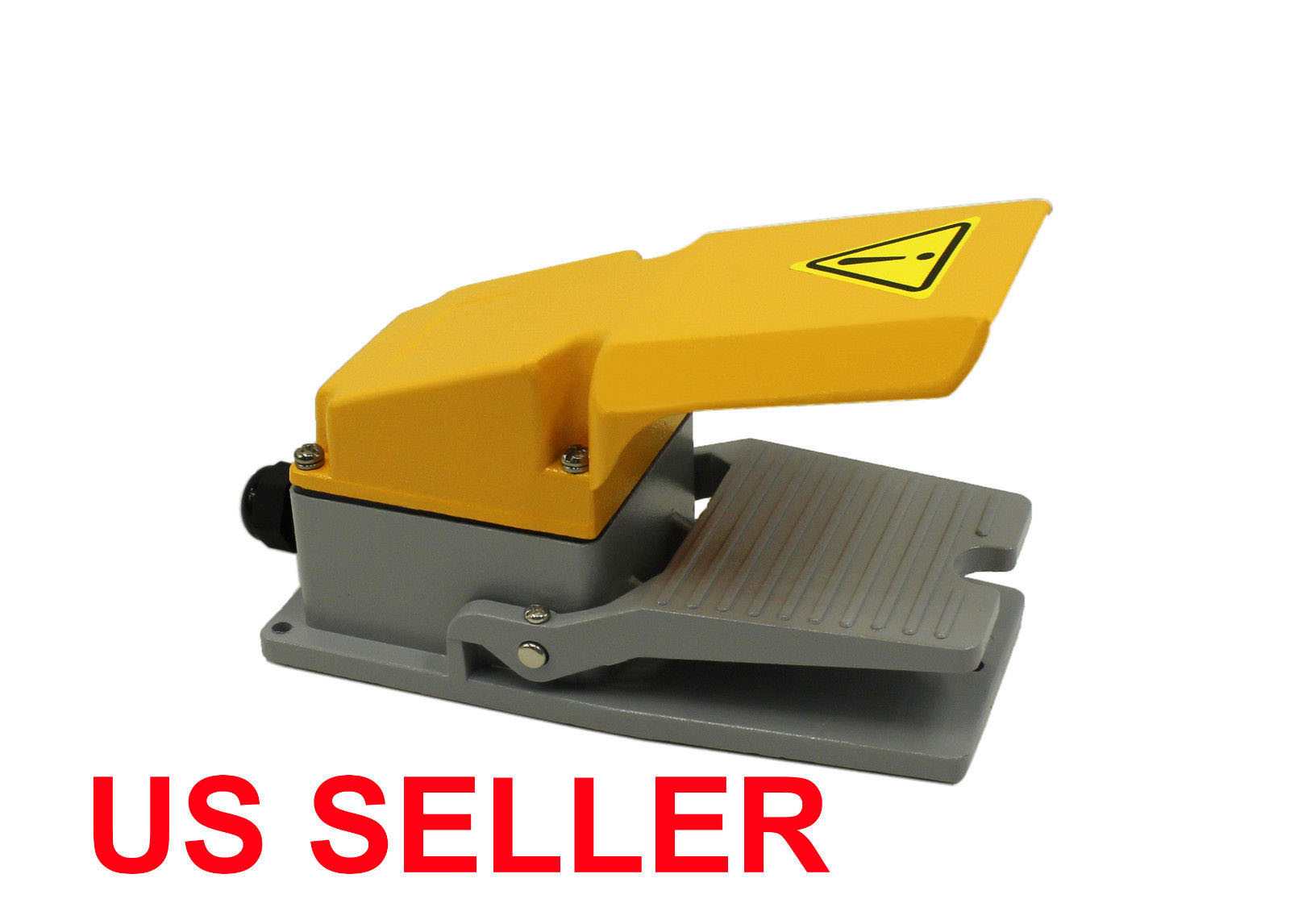 AceCrew Heavy Duty Foot Industrial Switch Single Pedal 15A All Aluminum w Guard