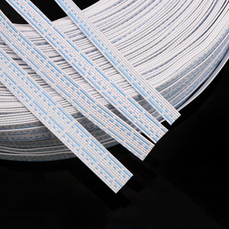 6Pin - 12Pin Flexible Flat Ribbon Cable Wire 24AWG UL2468 Tinned Copper Wires