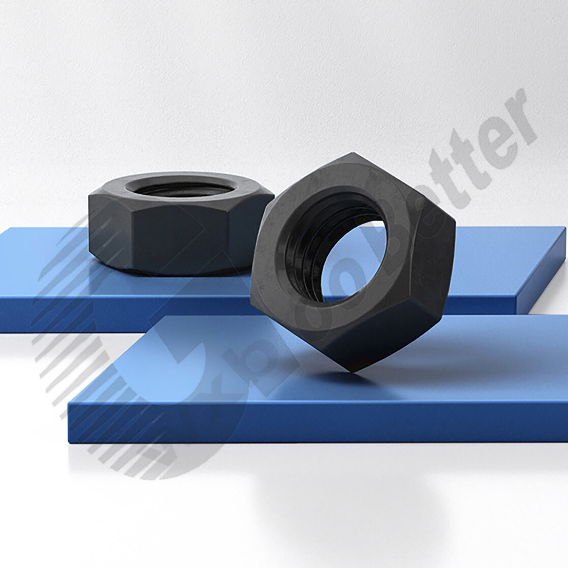 Hex Nuts M2 M2.5~M24 Class 12.9 Black Carbon Steel Metric Coarse Thread Hex Nuts