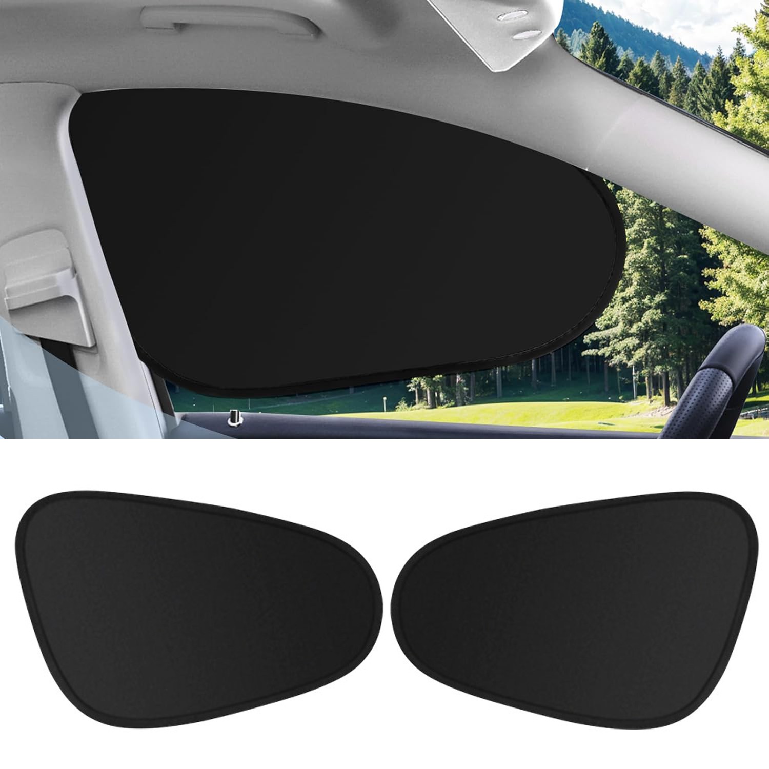 2x For Chevrolet Car Window Sun Shade Static Windshield Sunshade UV Block Cover