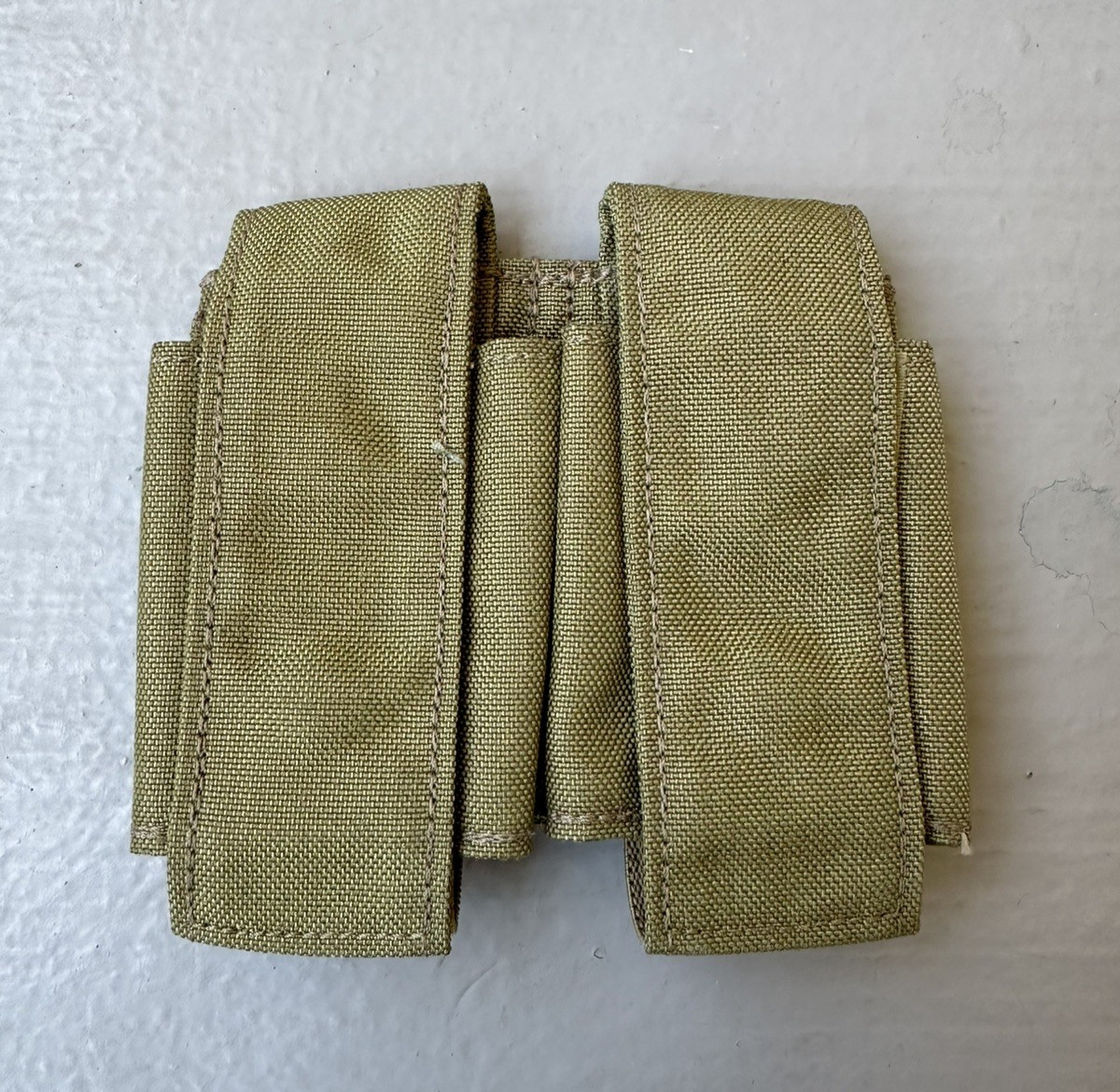 Oldgen Eagle Industries SOF ELCS Double 40mm Pouch MJK Khaki Black Buckle DET 1