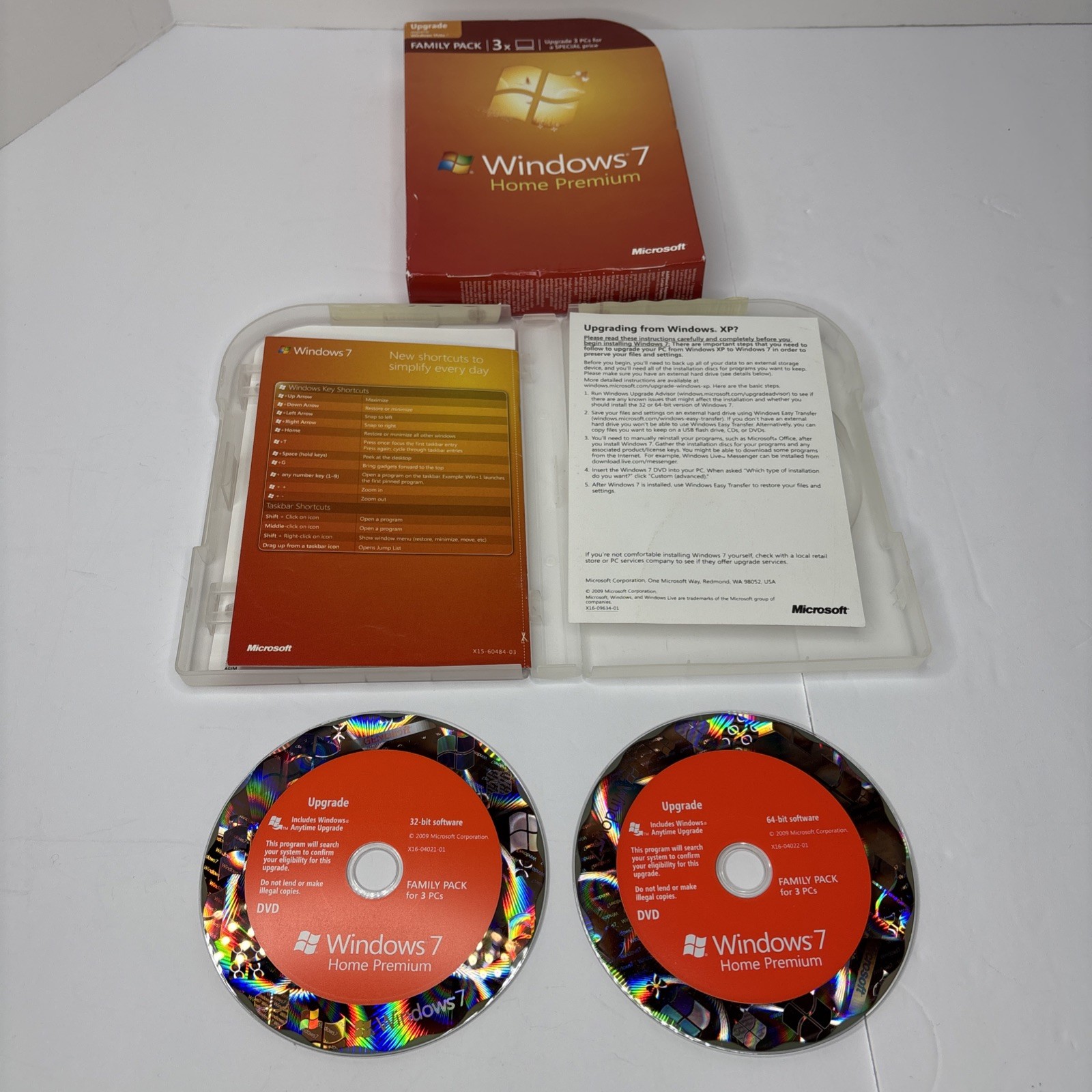 Microsoft Windows 7 Home Premium Family Pack 32/64-Bit