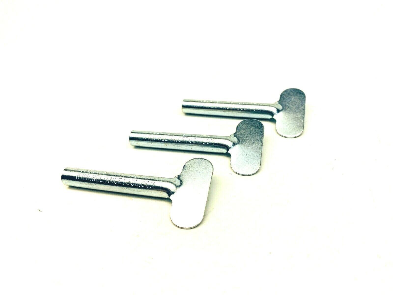 (3 pack) 2" Metal Tube Roller Key Split