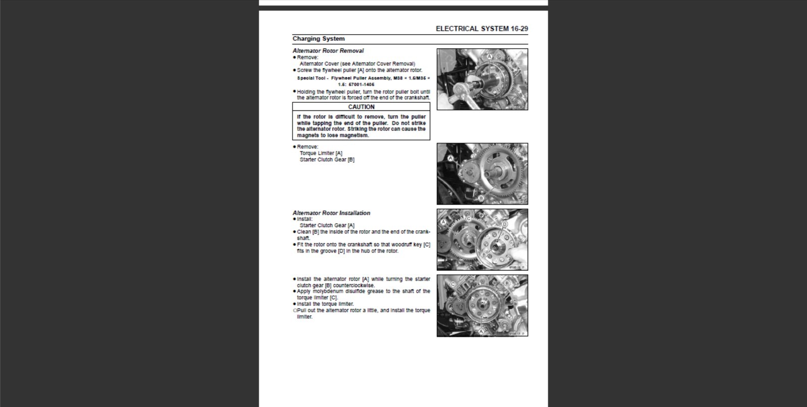 2008 Kawasaki BRUTE FORCE 750 4x4i and KVF 750 4x4 ATV workshop manual Reprint