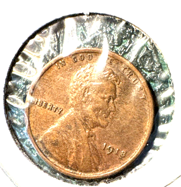 1918 lincoln wheat cent XF