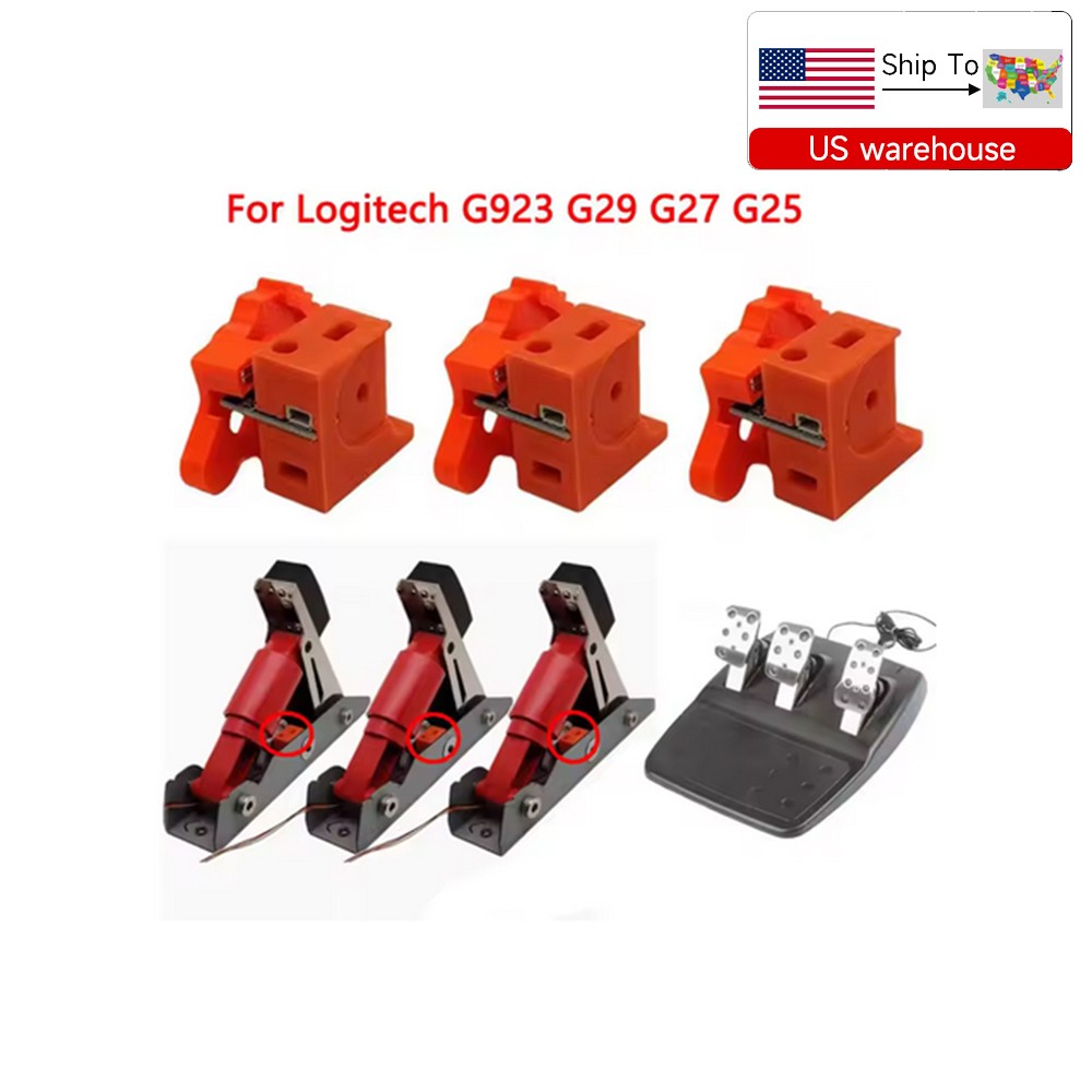 For Logitech G923 G29 G27 G25 Pedal to Hall Sensor Modification Part