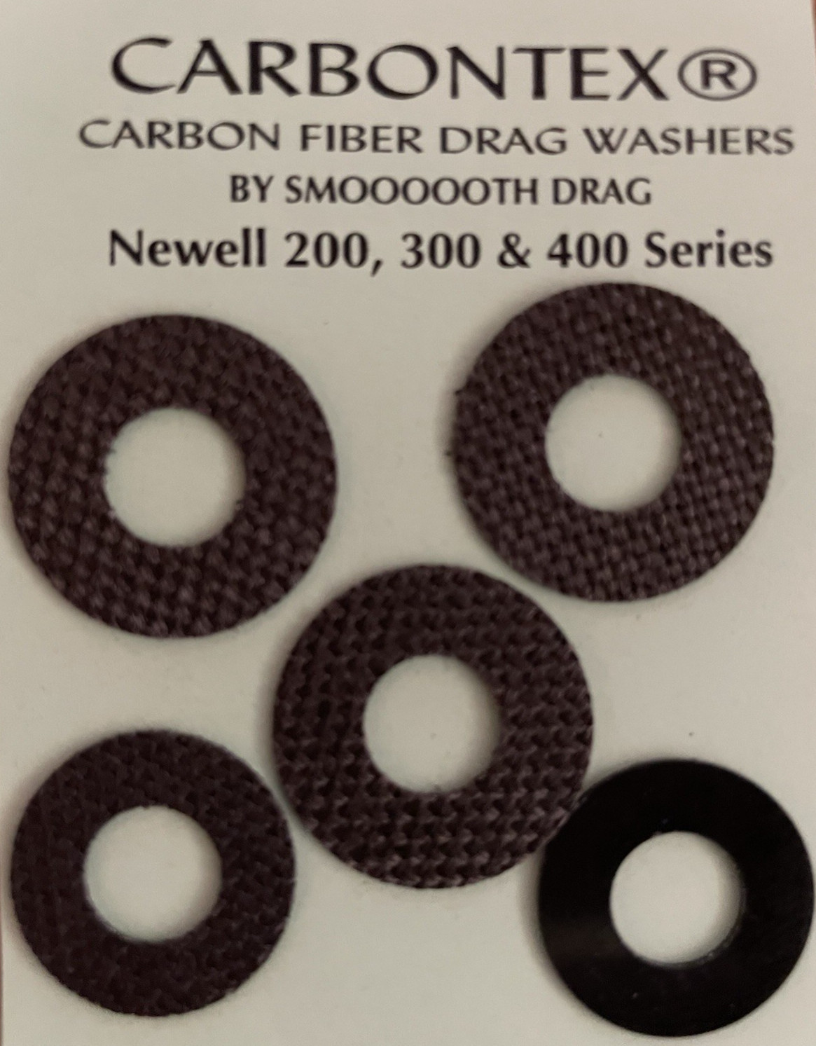 NEWELL 200, 300 & 400  SERIES IMPROVED CARBONTEX DRAG WASHERS
