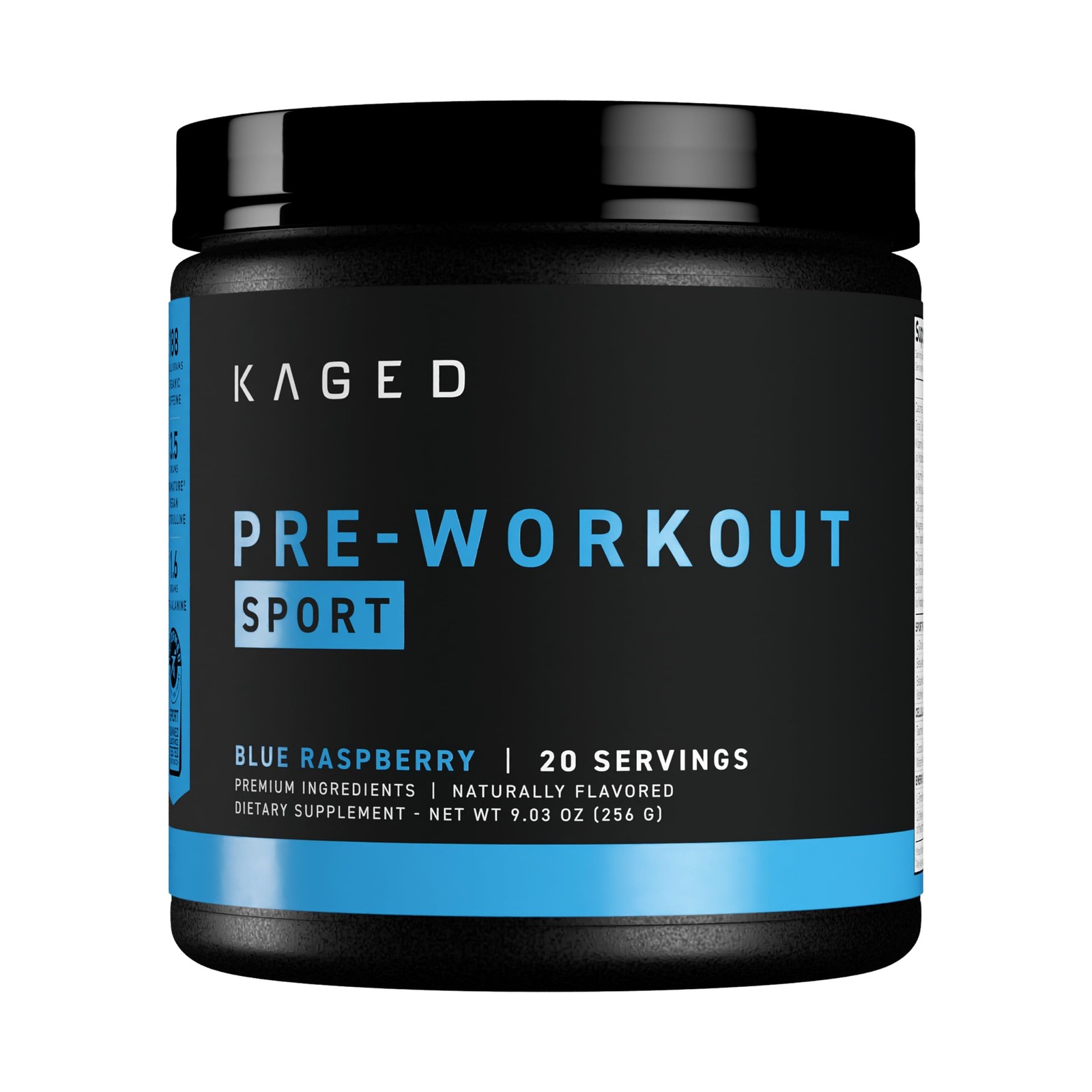 Pre Kaged Sport Pre Workout Powder 20 Servings Clean Energy Endurance Hydration