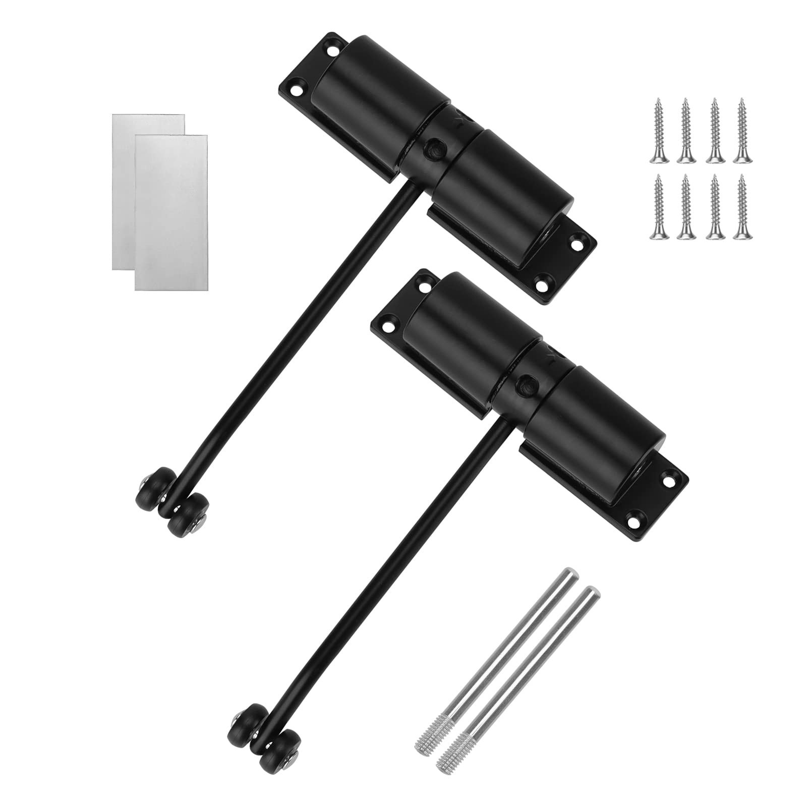 LEXININ 2 Pack Mini Automatic Spring Door Closer, Small Diecast Construction ...