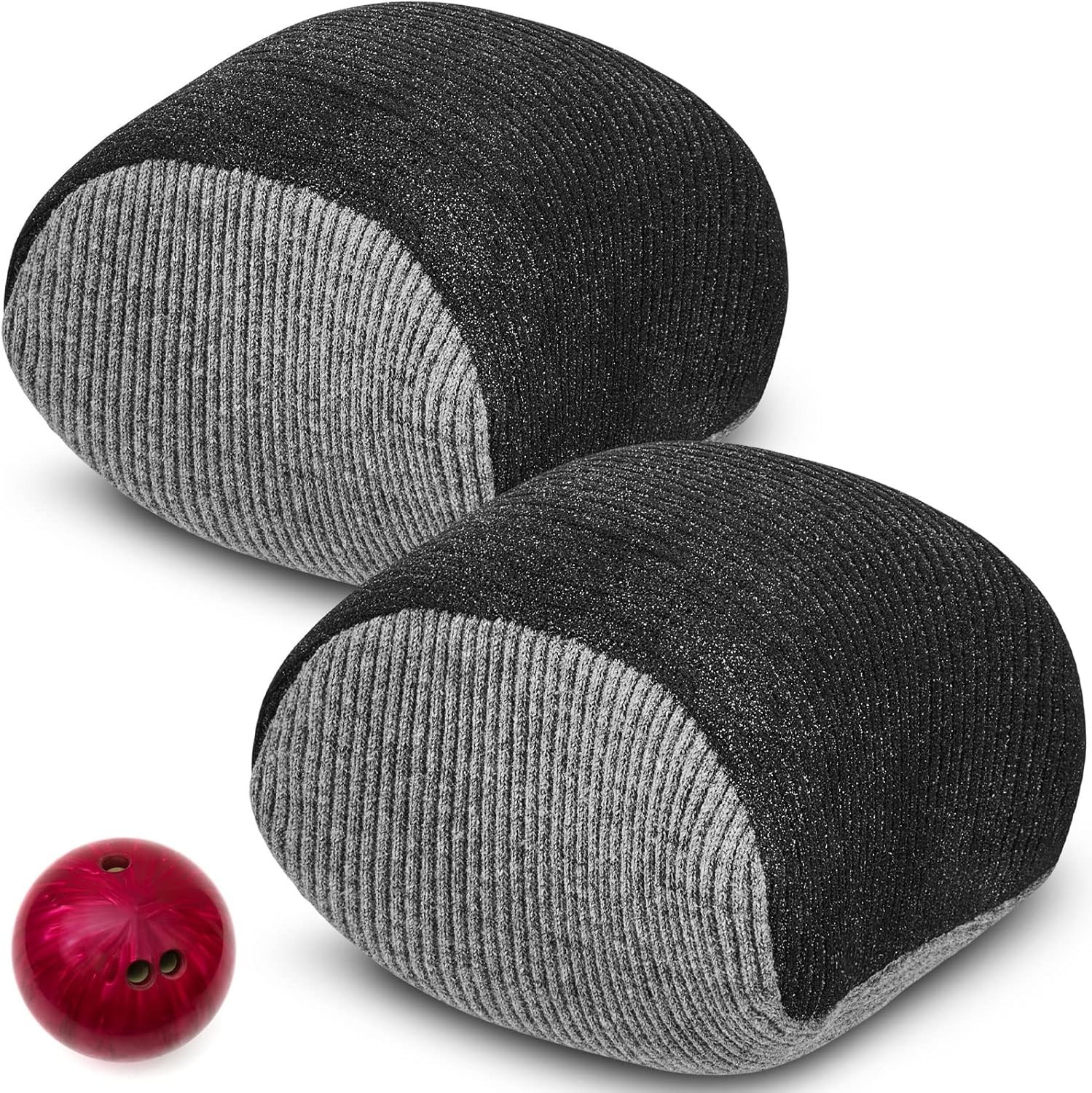 Microfiber Ultra Dry Bowling Grip Ball, 2 Pcs Microfiber Bowling Rosin Bags for