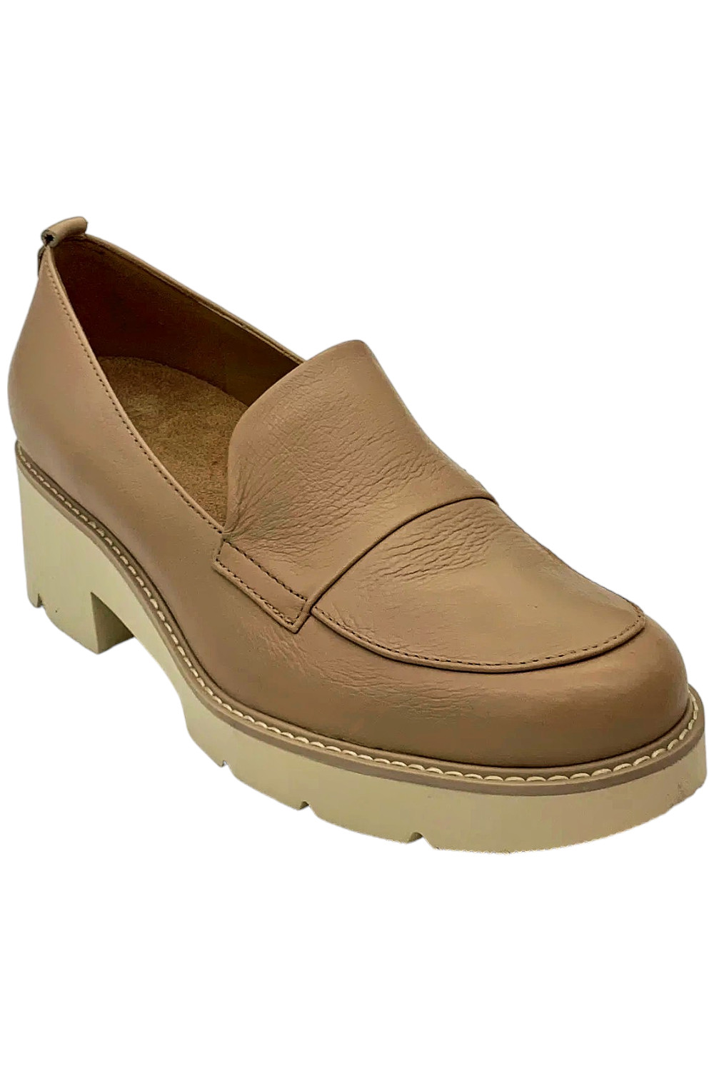 Naturalizer Women's Darry Lug Sole Heeled Loafer Vintage Mauve