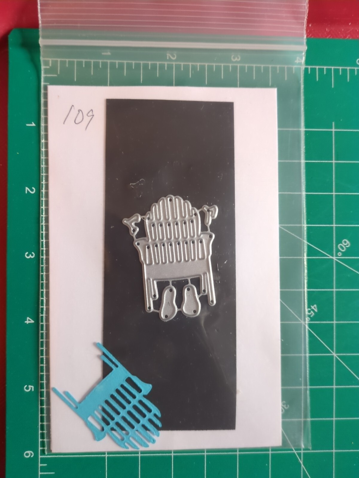 Used Thin Metal Die Cut Tool 4 Sizzix & Spellbinder 109 Adirondack Chair Flip Fl