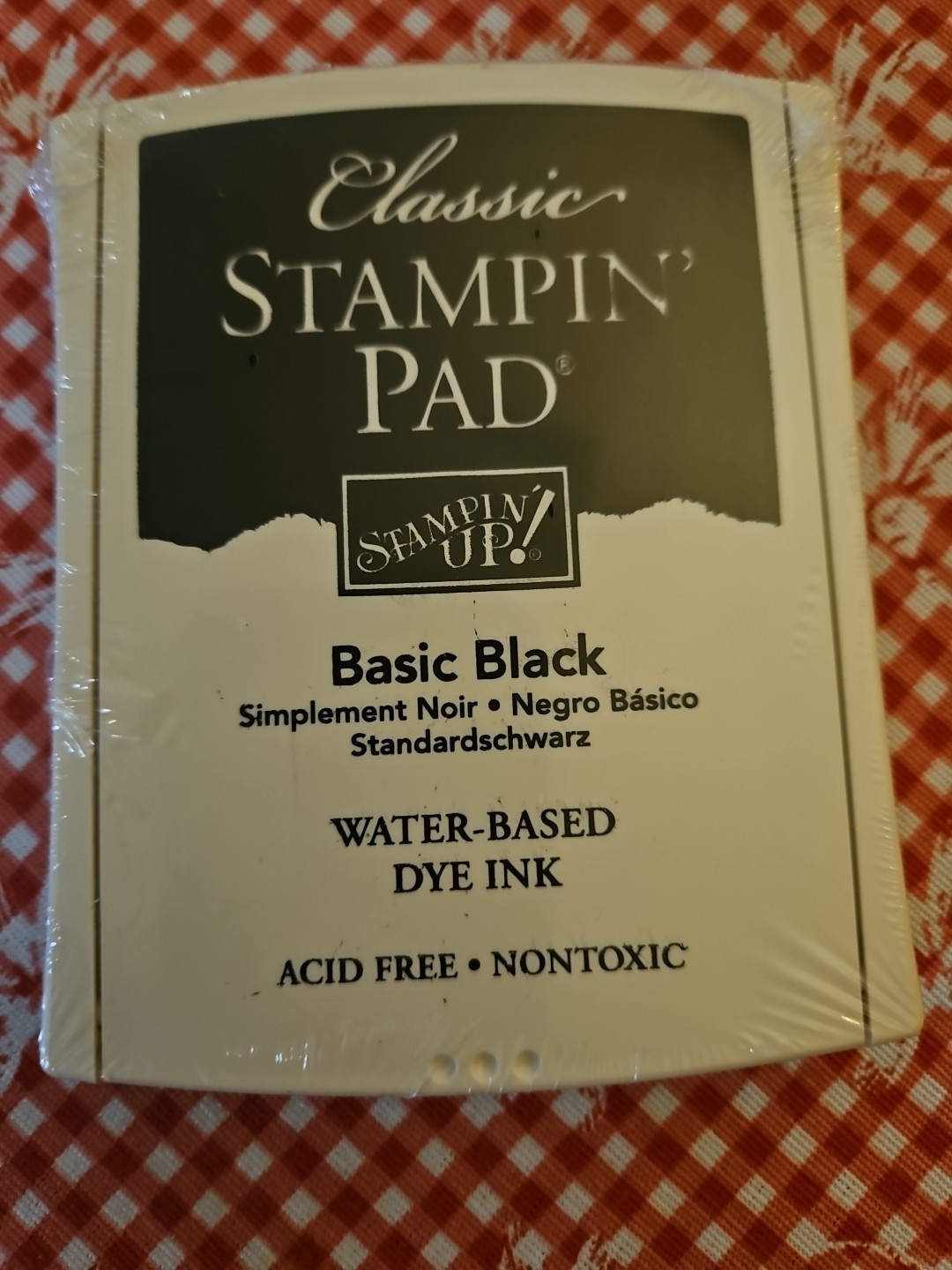 Classic STAMPIN PAD Still Sealed Never Used 'BASIC BLACK. Pet & Smoke Free Home.