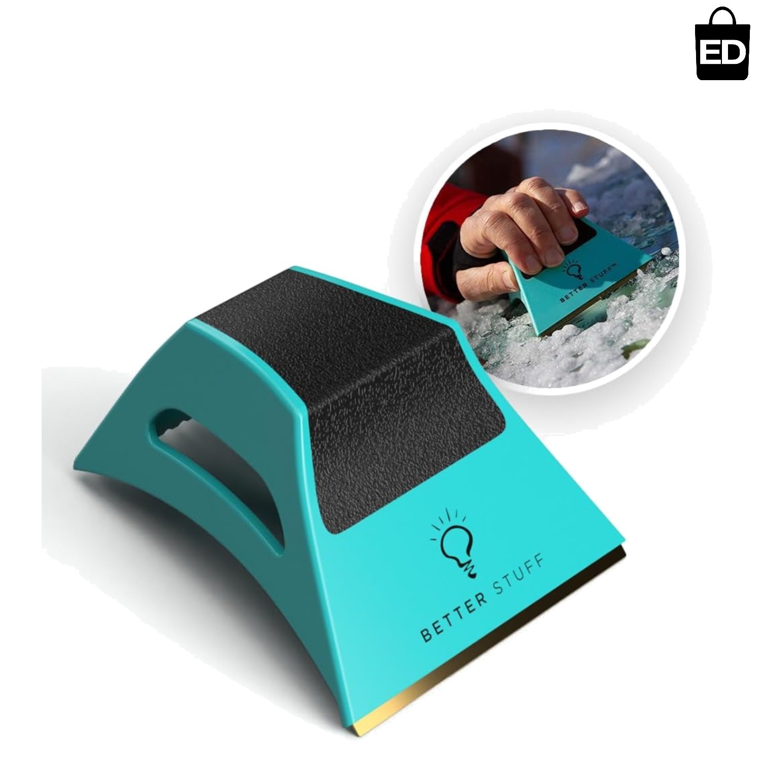 Ergonomic Ice Scraper for Windshields - Fast & Efficient Frost Removal